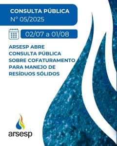 Arsesp abre consulta pública sobre cofaturamento para manejo de resíduos sólidos